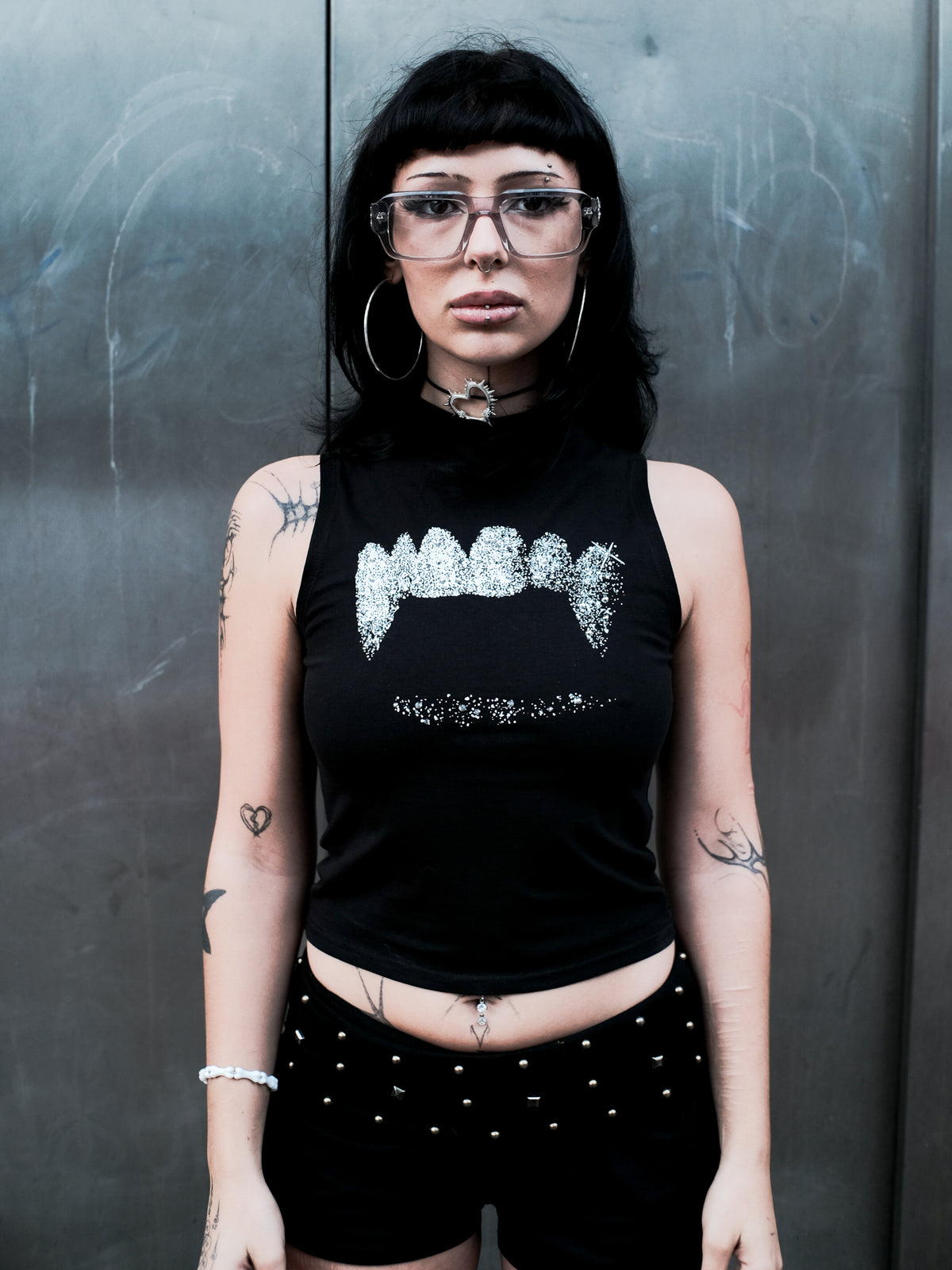 GRILLZ Sleeveless Crop top
